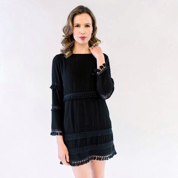 Black Clara Dress - Picture 2 of 6